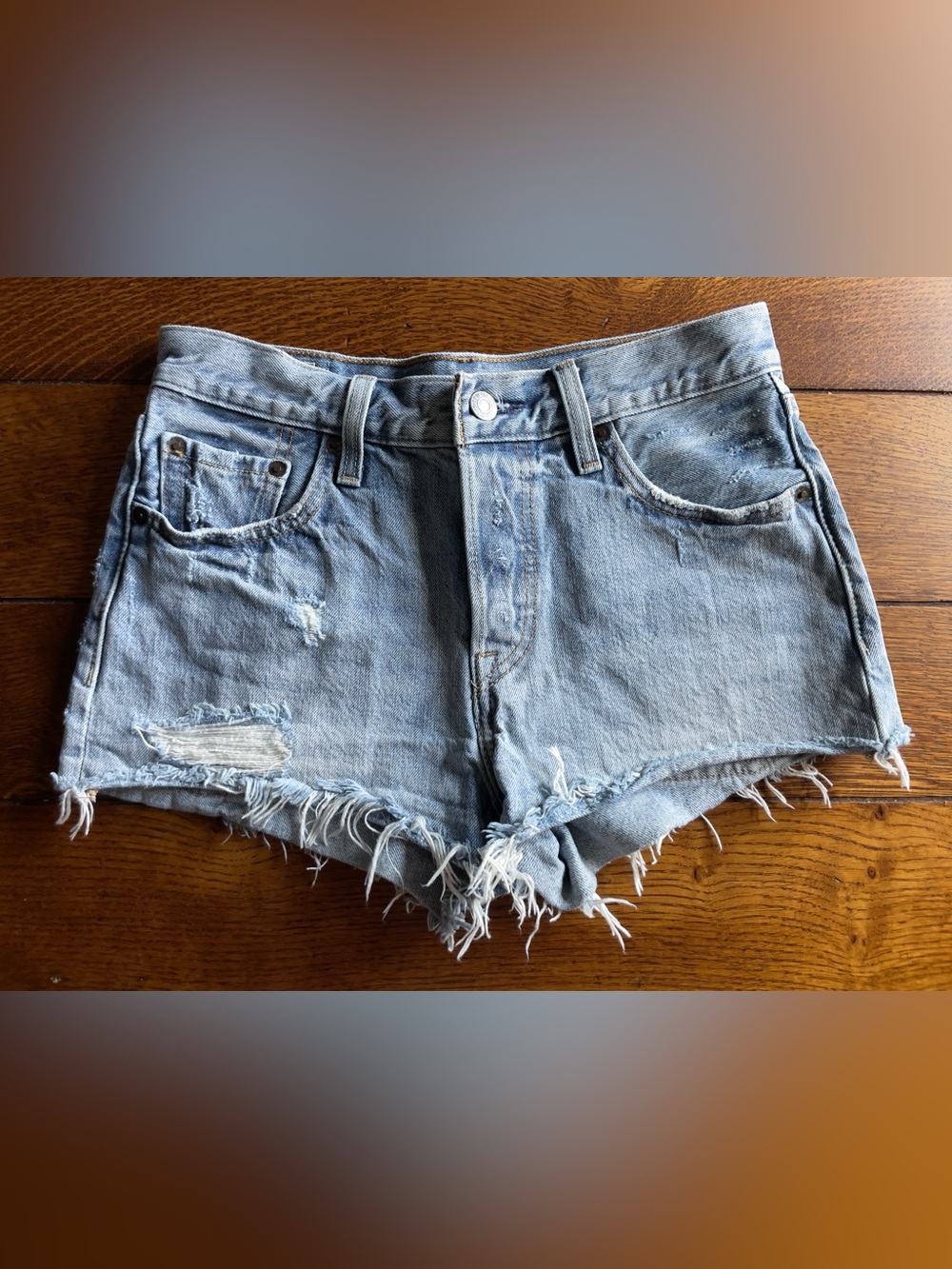Levi’s 501 Original Distressed Cutoff Shorts